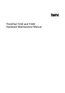 Lenovo ThinkPad T430i manual. Smartphone Instructions.